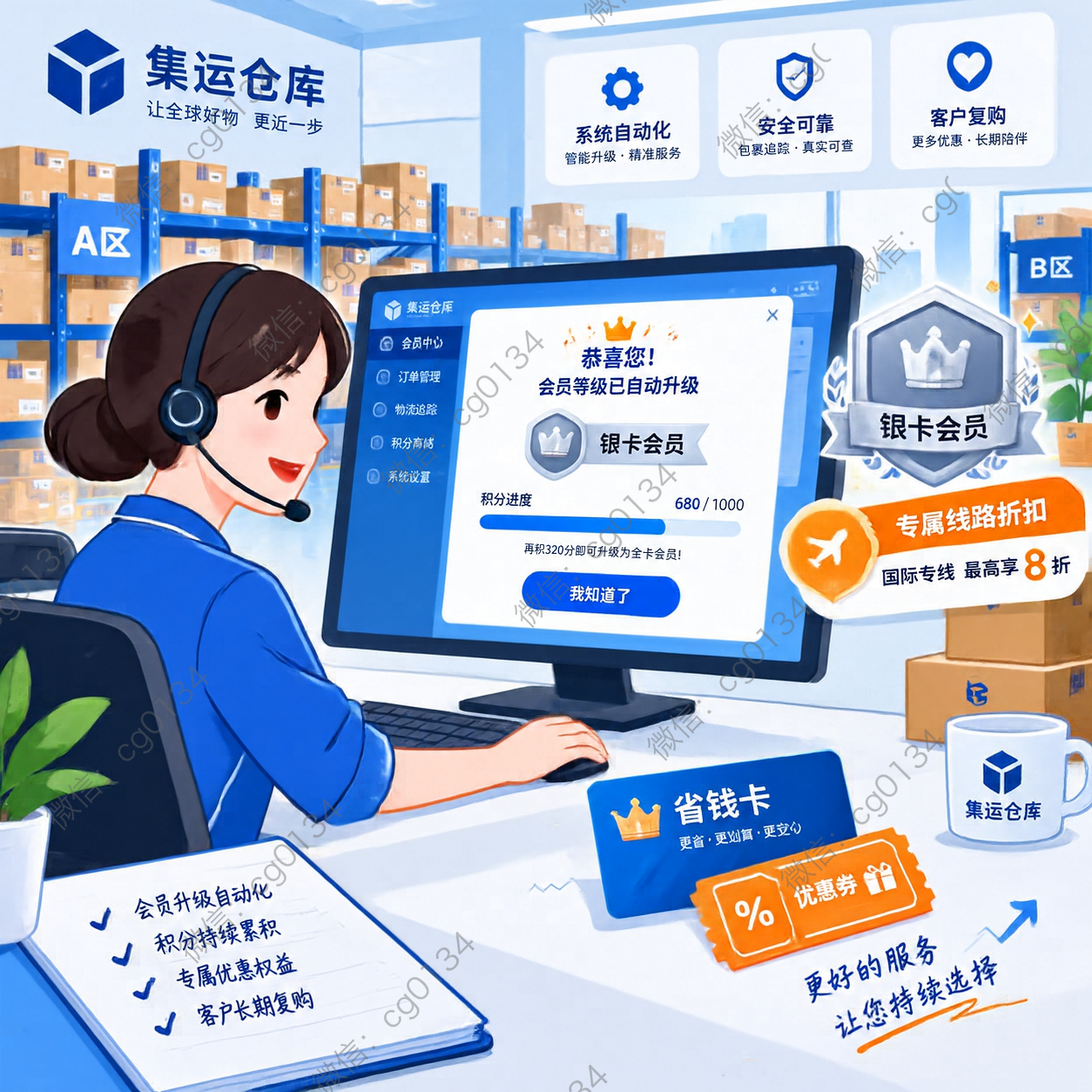 会员自动升级，客户跑不掉