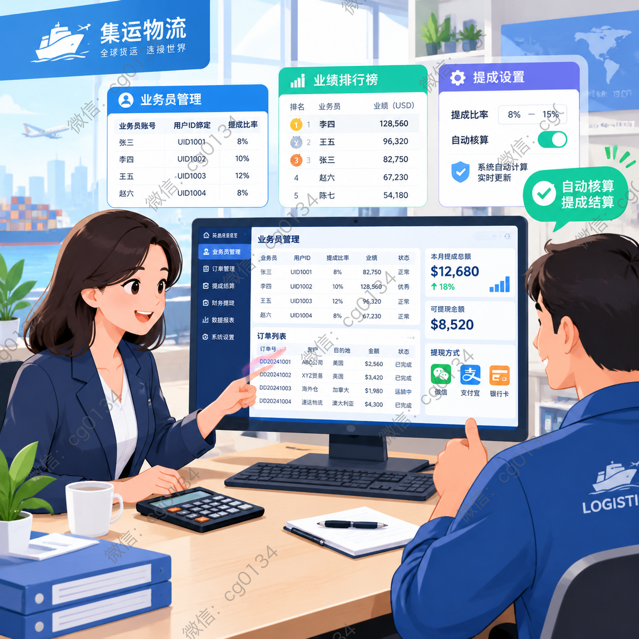 提成别再按计算器了
