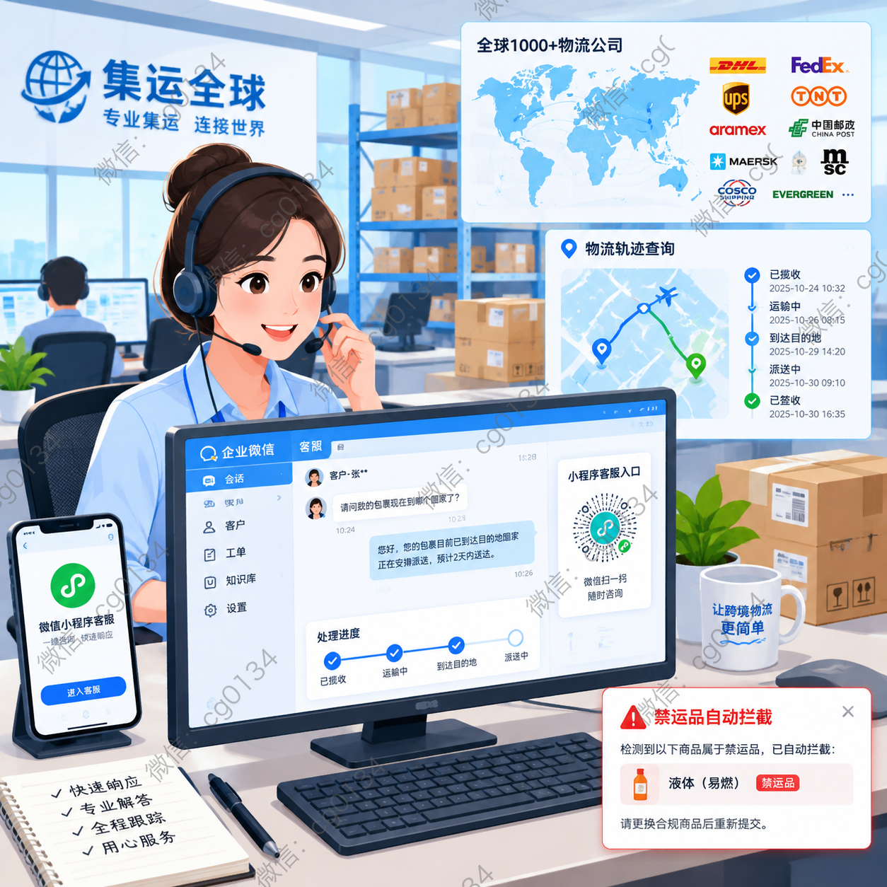 客服咨询别再沉底了